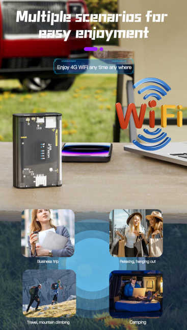 Pocket Power 5200Mah PowerBank+4G Pocket-Wifi